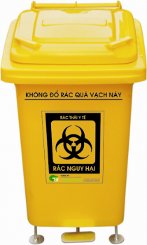 Thùng rác y tế 70L