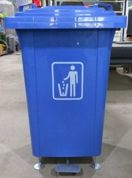 THÙNG HÌNH VUÔNG 60 LÍT – CHÂN TRỤ, CÓ ĐẠP CHÂN MỞ NẮP