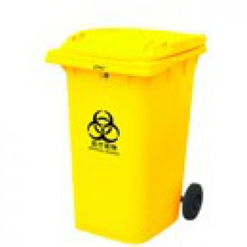 THÙNG HÌNH VUÔNG CÓ 2 BÁNH XE, CÓ ĐẠP CHÂN MỞ NẮP, DUNG TÍCH 120 LÍT