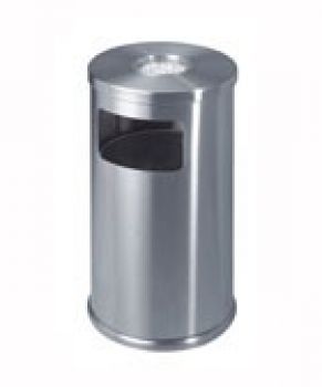 THÙNG INOX HÌNH TRÒN CÓ KHOANG BỎ CHẤT THẢI