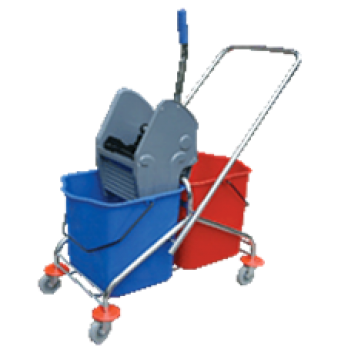 Xe vắt móp đôi 2 x 30l. Khung Inox