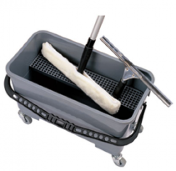 Xô lau kính có bánh xe 